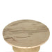 Bijzettafel Callain Mangohout Beige 40 cm-PTMD
