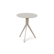 Bijzettafel DALEY HIGH Staal Silky Taupe 38x38x45cm-Bijzettafels-Spinder