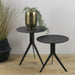 Bijzettafel DALEY HIGH Staal Zwart 38x38x45cm Spinder Design-Bijzettafels-Spinder