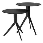 Bijzettafel DALEY HIGH Staal Zwart 38x38x45cm Spinder Design-Bijzettafels-Spinder