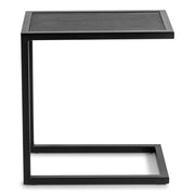 Bijzettafel DANIËL Staal Zwart 30x50x54cm Spinder Design-Bijzettafels-Spinder