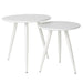 Bijzettafel Daven White Set Of 2-Bijzettafels-Creating Home