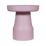 Bijzettafel Drum Roze Mangohout 40 cm 40x40x42 cm-Bijzettafels-Starfurn