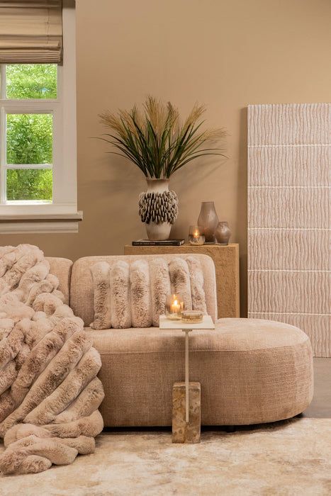 Bijzettafel Ebe Marmer Beige Rectangle-Bijzettafels-PTMD