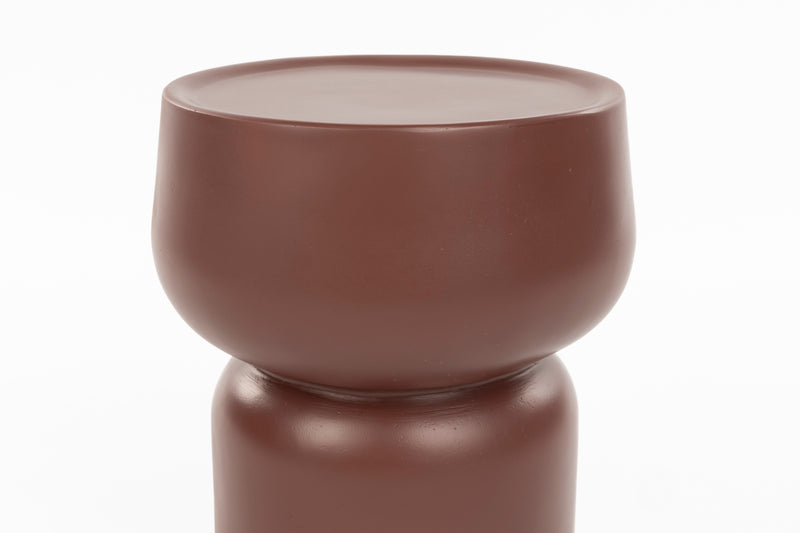 Bijzettafel Eline MGO Terracotta Ø30x36 cm-Bijzettafels-Creating Home
