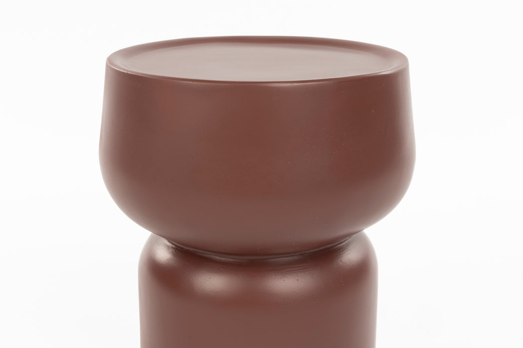 Bijzettafel Eline Sidetable MGO Terracotta Ø30, sfeerbeeld 4