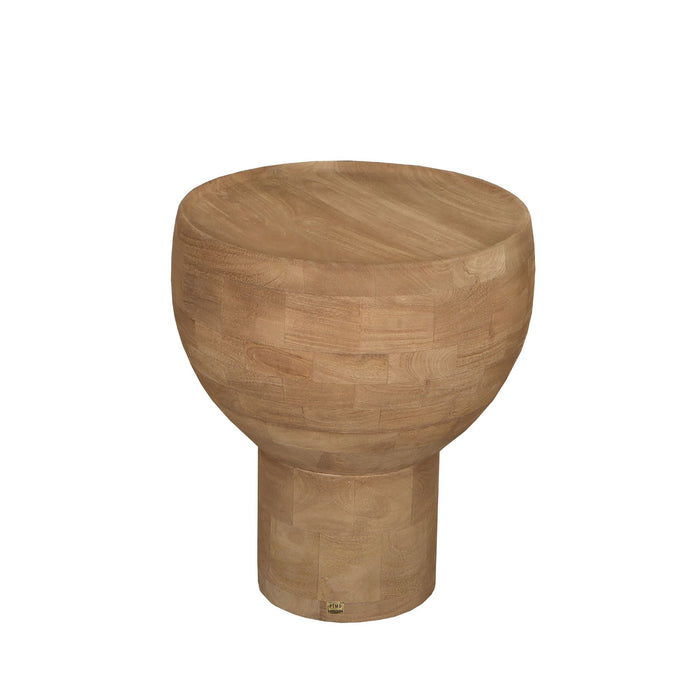 Bijzettafel Erno Mangohout Beige-Bijzettafels-PTMD