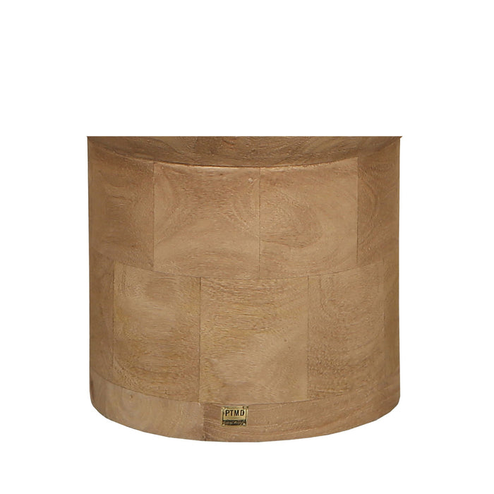 Bijzettafel Erno Mangohout Beige-Bijzettafels-PTMD