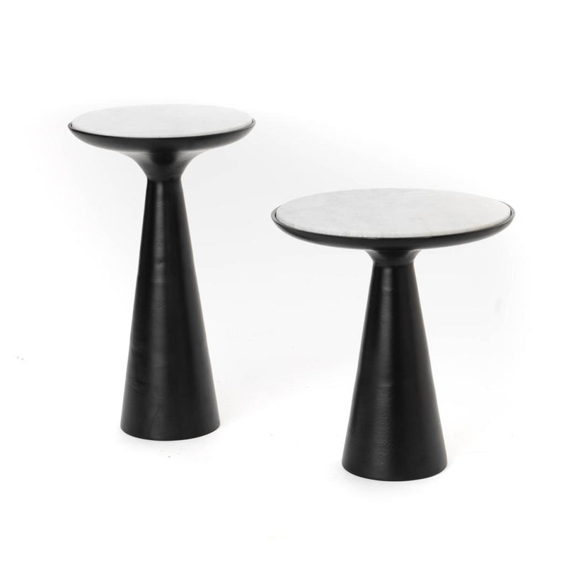 Bijzettafel Essy Zwart 45 cm 46x46x50 cm-Bijzettafels-Starfurn