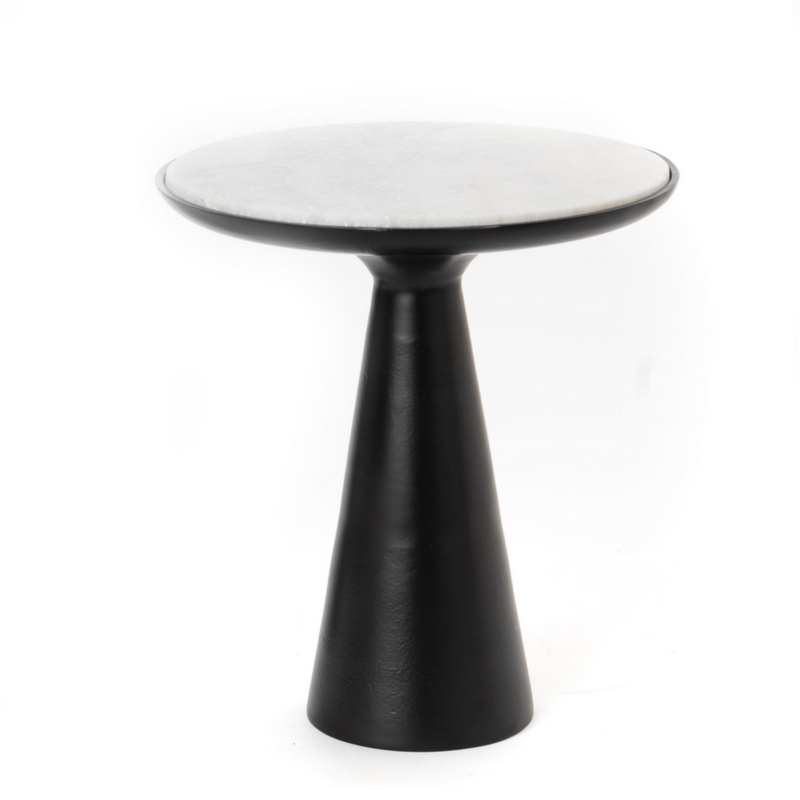 Bijzettafel Essy Zwart 45 cm 46x46x50 cm-Bijzettafels-Starfurn