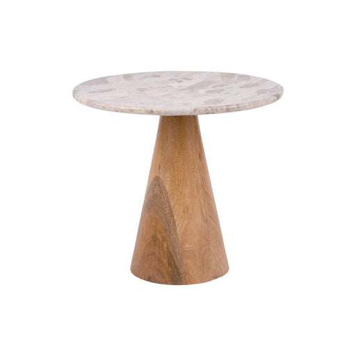 Bijzettafel Force Wide - Bruin - Ã˜50cm-Bijzettafels-Leitmotiv
