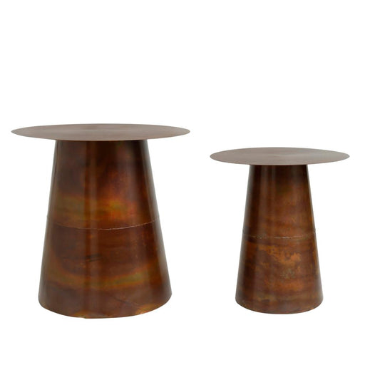 Bijzettafel Geel 49 cm-Bijzettafels-PTMD