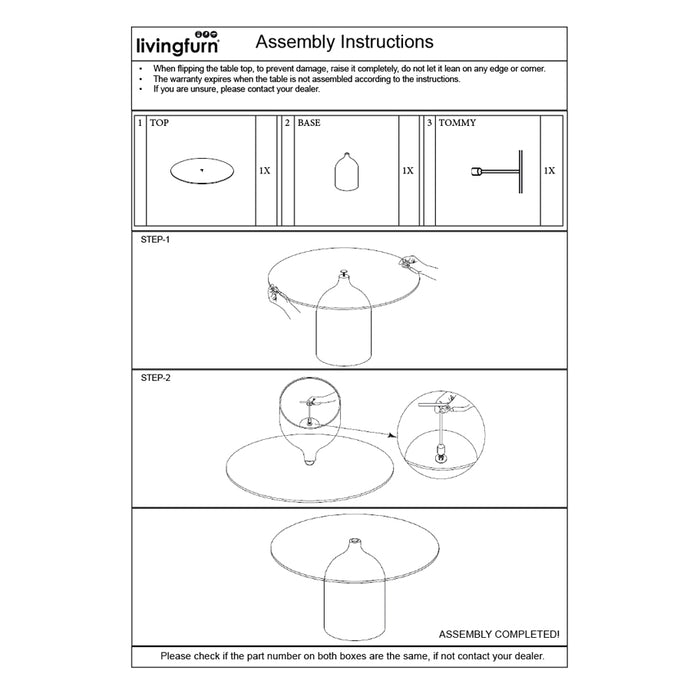 Bijzettafel Glas Zwart 50 cm-Bijzettafels-Brix