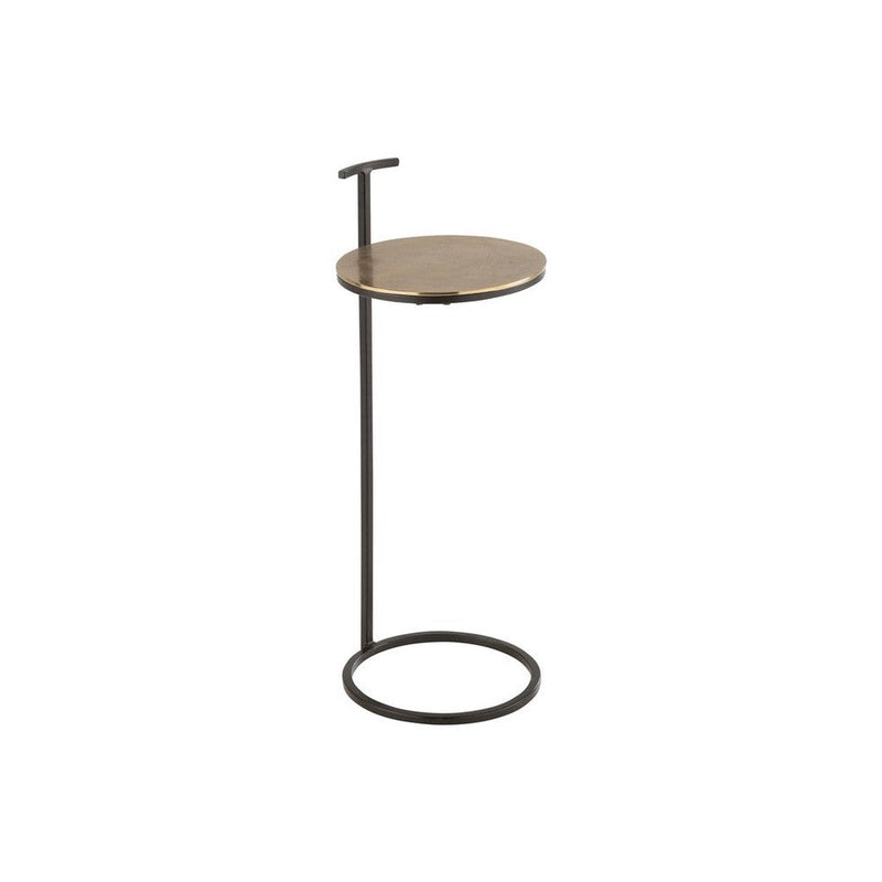 Bijzettafel Goud Aluminium 25 cm 25x25.5x65.5 cm-Bijzettafels-J-Line