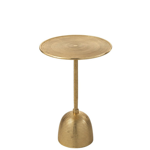 Bijzettafel Goud Aluminium 39 cm 39x39x57 cm-Bijzettafels-J-Line