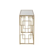 Bijzettafel Goud Glas 40x120 cm-Bijzettafels-J-Line