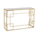Bijzettafel Goud Glas 40x120 cm-Bijzettafels-J-Line