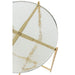 Bijzettafel Goud Glas 52 cm-Bijzettafels-J-Line