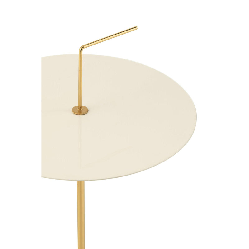 Bijzettafel Goud Ijzer 30 cm Ijzer 30x30x68 cm 46086-Bijzettafels-J-Line