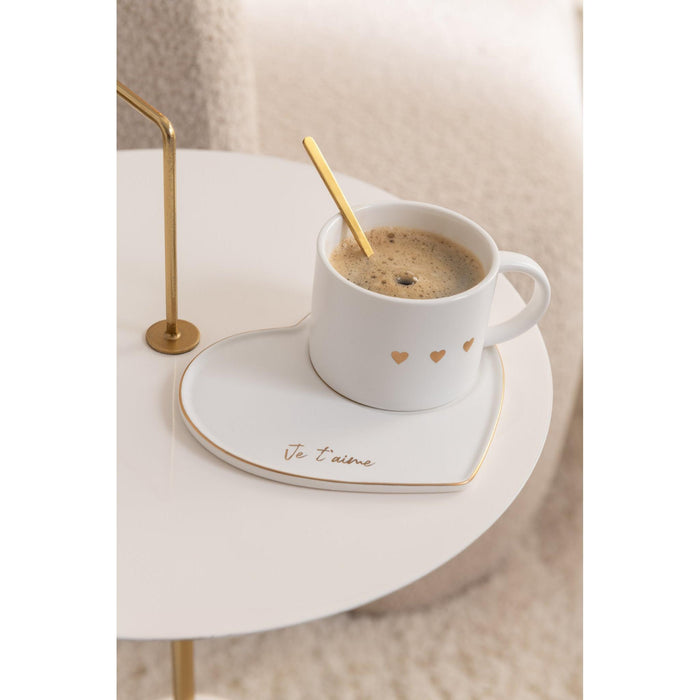 Bijzettafel Goud Ijzer 30 cm - Ijzer-Bijzettafels-J-Line
