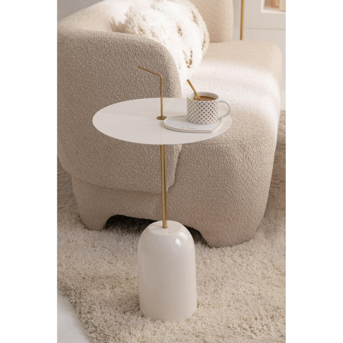 Bijzettafel Goud Ijzer 30 cm - Ijzer(100%) - 46086-Bijzettafels-J-Line