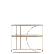 Bijzettafel Goud Ijzer 36x122 cm-Bijzettafels-J-Line