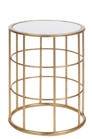 Bijzettafel Goud Ijzer 40 cm 40x40x47.5 cm-Bijzettafels-J-Line