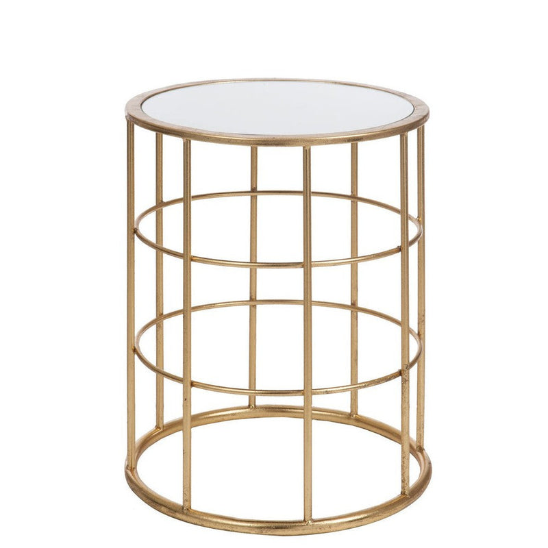 Bijzettafel Goud Ijzer 40 cm 40x40x47.5 cm-Bijzettafels-J-Line