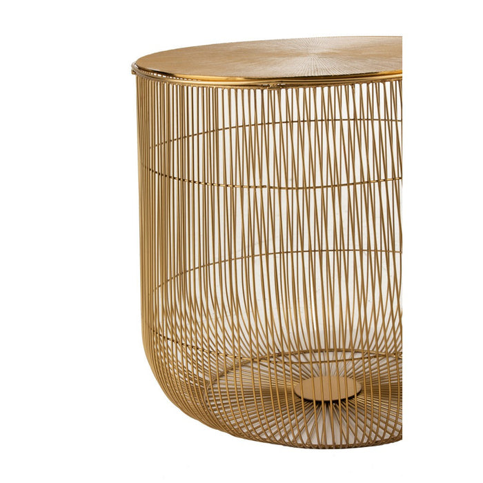 Bijzettafel Goud Ijzer 47 cm-Bijzettafels-J-Line