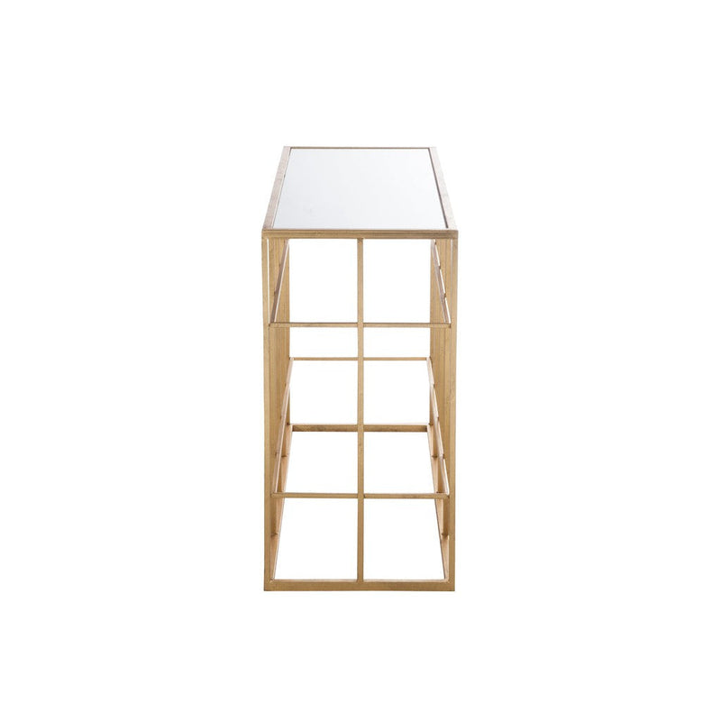 Bijzettafel Goud Mirror 40x120 cm-Bijzettafels-J-Line