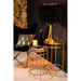 Bijzettafel Goud ijzer 43 cm 43x43x66 cm-Spiegels-J-Line