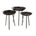 Bijzettafel Grijs Aluminium Rond 52 cm-Bijzettafels-J-Line
