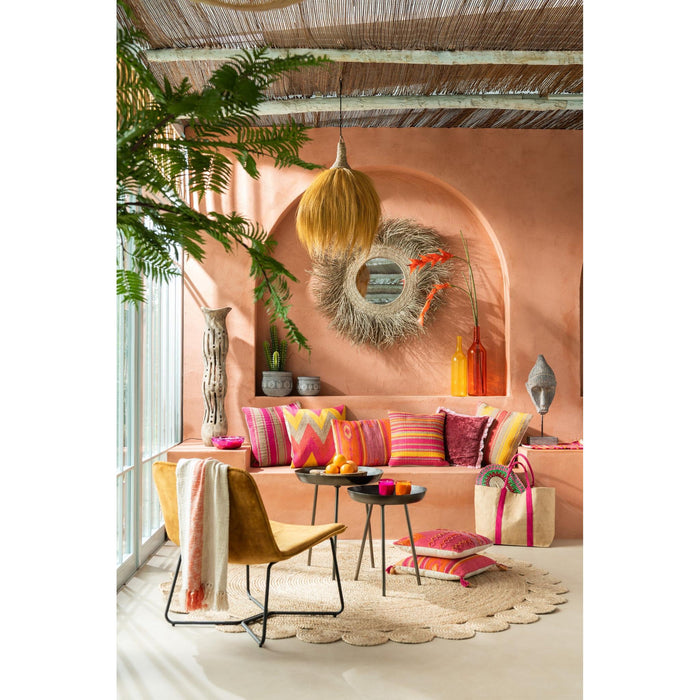 Bijzettafel Grijs Aluminium Rond 52 cm-Bijzettafels-J-Line