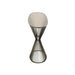 Bijzettafel Grijs Glas 37x121 cm-Bijzettafels-J-Line