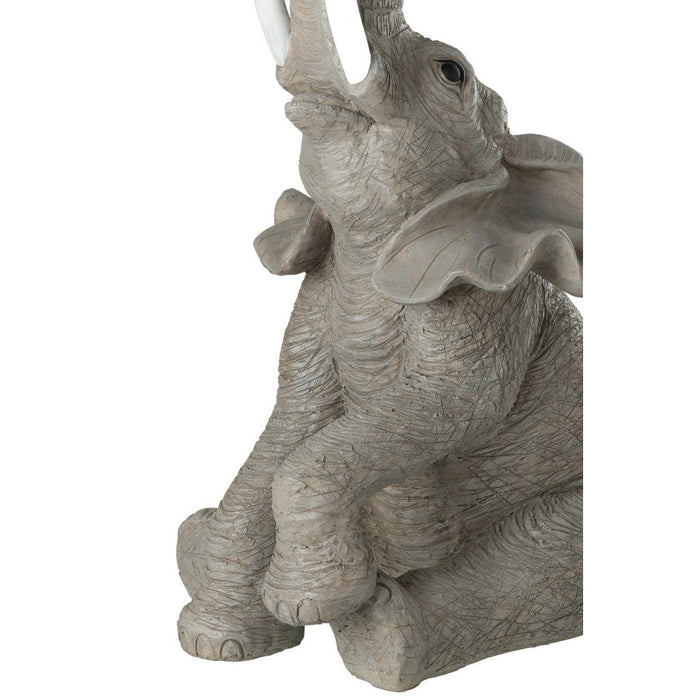 Bijzettafel Grijs Hardener 48 cm-Bijzettafels-J-Line