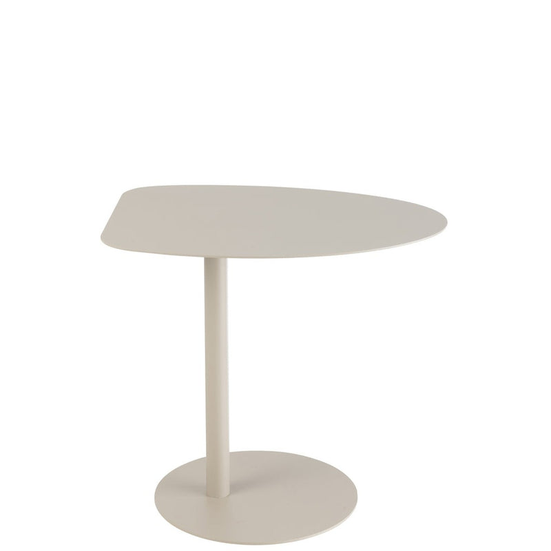 Bijzettafel Grijs Ijzer 40x55 cm-Bijzettafels-J-Line
