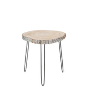 Bijzettafel Grijs Ijzer L 50 cm 50x55x59 cm-Bijzettafels-J-Line
