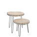 Bijzettafel Grijs ijzer L 50 cm 50x55x59 cm-Bijzettafels-J-Line