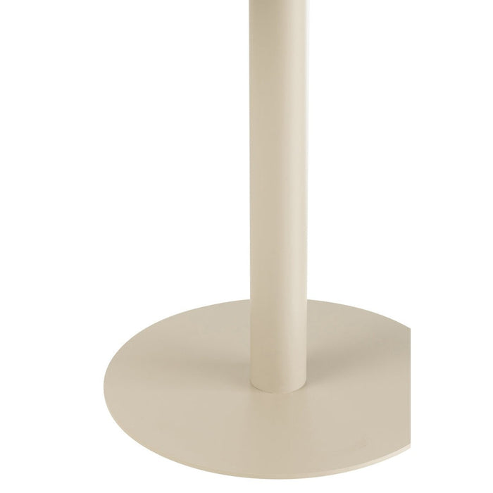 Bijzettafel Grijs ijzer Rond 50 cm 50x50x40 cm-Bijzettafels-J-Line