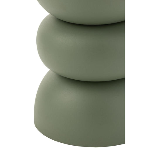 Bijzettafel Groen Ijzer 32 cm 32x32x43.5 cm-Bijzettafels-J-Line