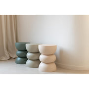 Bijzettafel Groen Ijzer 32 cm 32x32x43.5 cm-Bijzettafels-J-Line