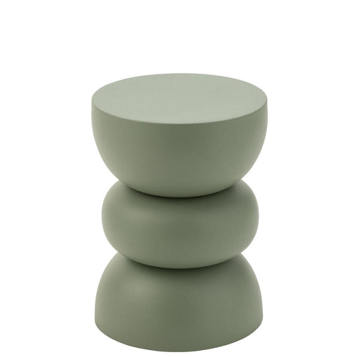 Bijzettafel Groen Ijzer 32 cm 32x32x43.5 cm-Bijzettafels-J-Line
