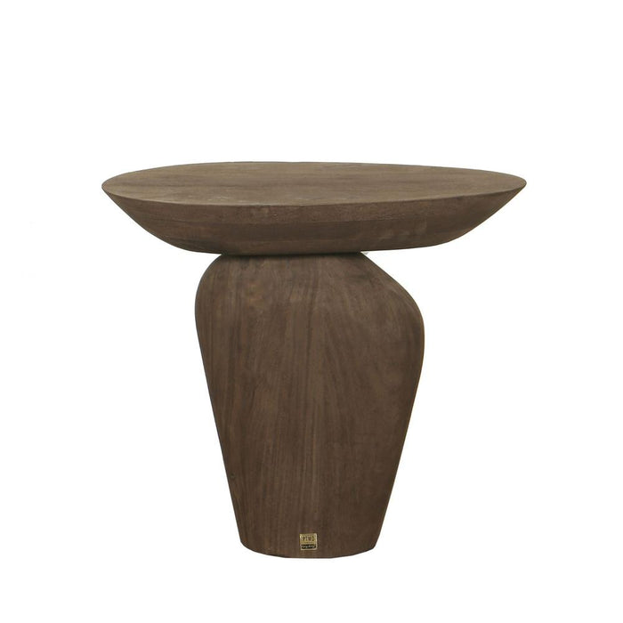 Bijzettafel Harshad Mangohout Bruin 35x55 cm-PTMD