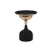 Bijzettafel Ivy - Zwart - Ã˜41cm-Bijzettafels-Leitmotiv