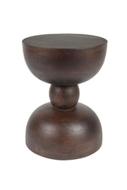 Bijzettafel Izzy Mango hout Bruin 30x30 cm-Bijzettafels-Creating Home