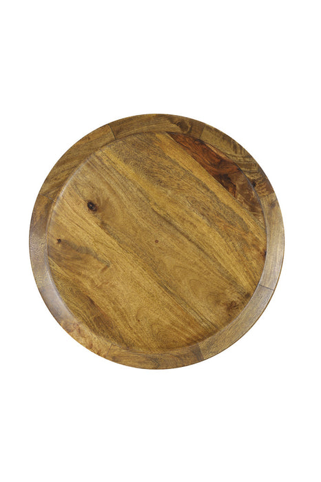 Bijzettafel Joekon - Hout - Ã˜50cm-Bijzettafels-Light & Living