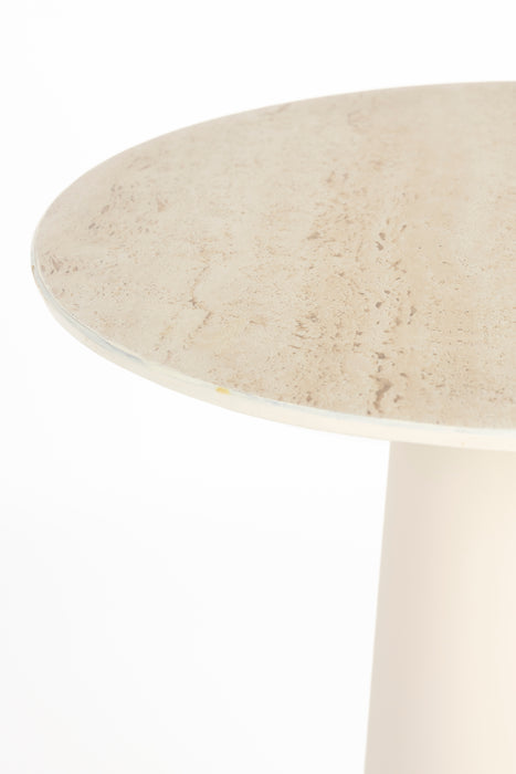 Bijzettafel Joya High Ceramics Beige Ø40x70 cm-Bijzettafels-Creating Home