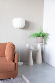 Bijzettafel Joya High Ceramics Beige Ø40x70 cm-Bijzettafels-Creating Home