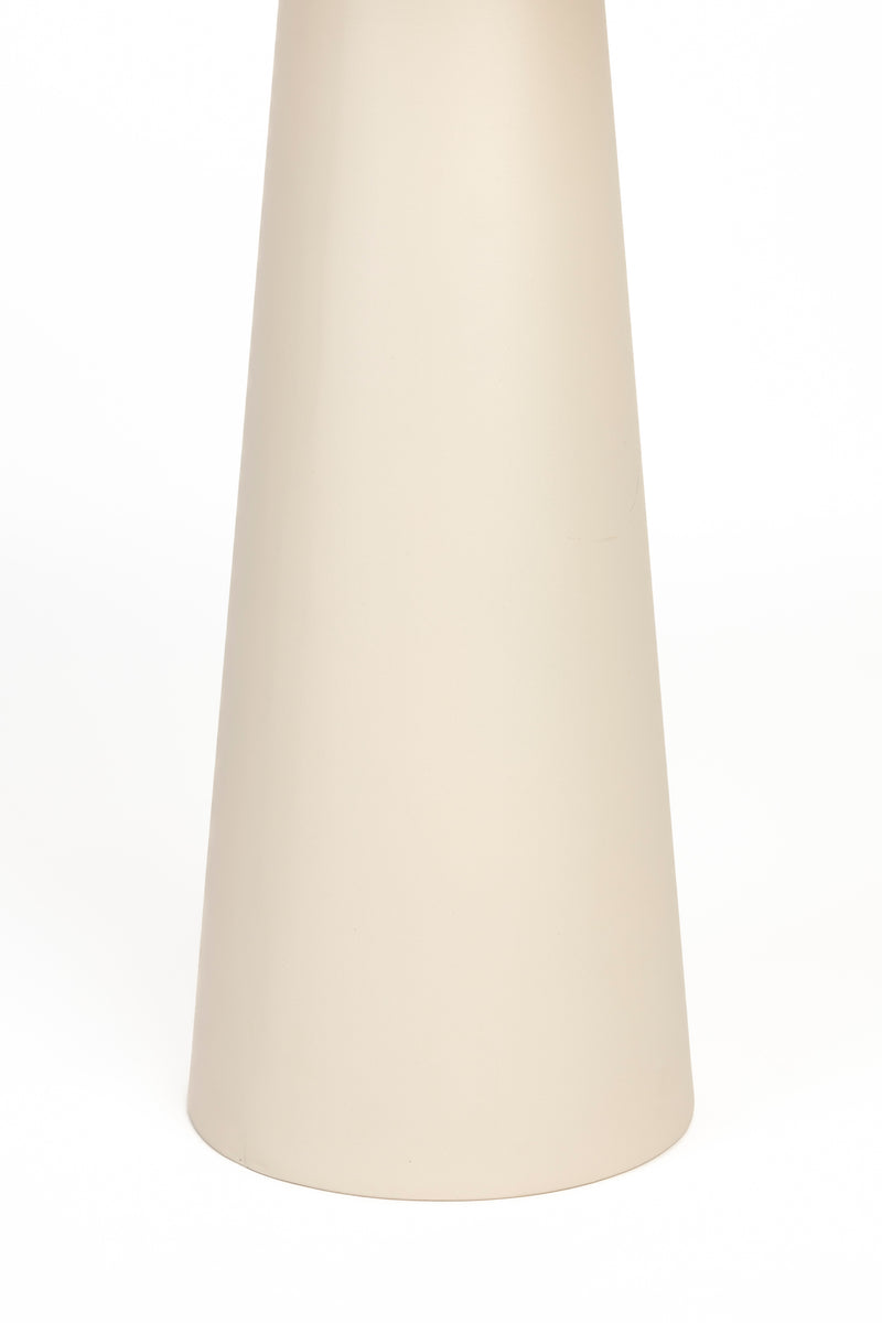 Bijzettafel Joya Low Ceramics Beige Ø40x52 cm-Bijzettafels-Creating Home