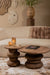 Bijzettafel Keven Mangohout Beige-Bijzettafels-PTMD